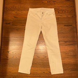 Loft White Jeans
